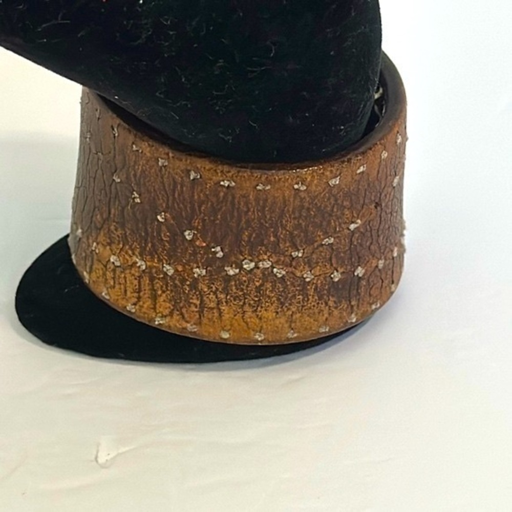 ETSY Western leather cuff bracelet, medium brown